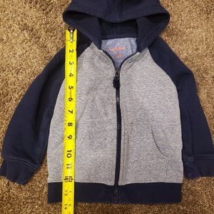 Cat & Jack 2T Hooded Zip Up Jacket